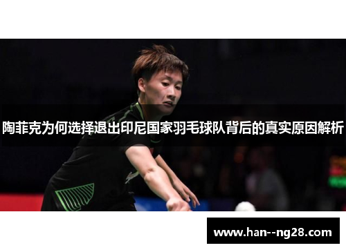 陶菲克为何选择退出印尼国家羽毛球队背后的真实原因解析